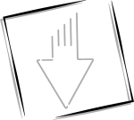 A white arrow pointing downwards.